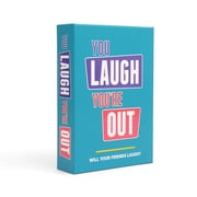 You Laugh You're Out by DSS Games [Try Not to Laugh Family Card Game for Adults, Kids & Teens | Game Nights & Parties Ages 14 and up]