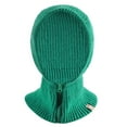 thumbnail image 2 of Clearance! Yigetop Hats for Women Winter Hat Windbreak Hood Hood Knit Wool Hat Bib Hood Windbreak Head Hat Rafah Hat Green, One Size, 2 of 5