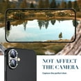 thumbnail image 3 of Stardust Diamond Tempered Glass Camera Lens Protector for iPhone 16 Plus - Black, 3 of 5