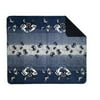 Denali Home Collection by Mont Double-Sided Reversible Throw, 50 by 60-Inch, Atlantic Blue Sand Crabs/Lapis