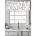 thumbnail image 4 of Watercolor Wildflowers Curtain Valances for Windows, Spring Pastoral Botanical Kitchen Valance Window Treatment, Light Filtering Block Curtains for Bathroom/Bedroom/Living Room 42'' x 12'', 4 of 9