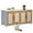 White, variant on Garvee Litter Box Enclosure for 2 Cats, 47.2" Large Wood Hidden Litter Box Furniture for 2 Boxes with Sisal Doors and Sliding Drawers, Indoor Cat House TV Stand