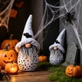 thumbnail image 6 of Yeciiwht Halloween Decorations - Cute Faceless Gnomes Doll Pumpkin Dwarf Figurines Ornaments, Soft Stuffed Plush Toy Helloween Gifts Desktop Decor, 6 of 6