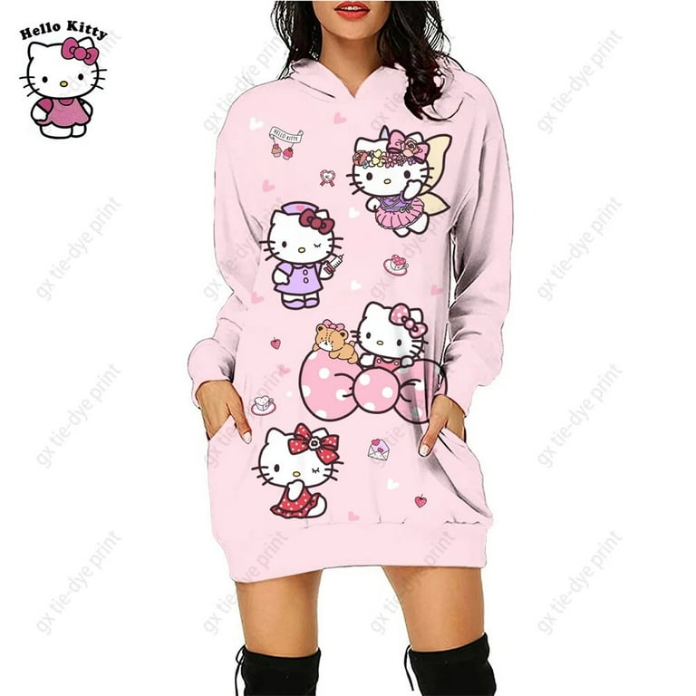 Anime hoodie cheap dress