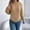 Khaki, variant on Knit Sleeve Sweater For Women Fall Winter Casual Solid Color Irregular Pullover Mens Warm Shirts Womens Cropped Pullover Sweaters Light Weight Sweater Men Screw Neck Sweater Air Overs Women's Pullover
