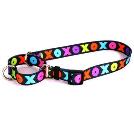 Yellow Dog Design M-XOXO102M Hugs and Kisses Martingale Collar - Medium