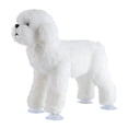 thumbnail image 2 of Peluche de perro realista, mascota de compañía, peluche esponjoso para cachorro, ideal para regalar en Pascua, Acción de Gracias, Navidad y Año Nuevo (blanco, grande)., 2 of 4