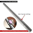 thumbnail image 4 of The Beadsmith Steel Ring Mandrel – Superior Gauge Sizer – Grooved & Marked U.S. Standard Sizes: 1-15 – Tool for Enlarging, Forming and Shaping Rings, 4 of 5