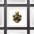 thumbnail image 5 of Gallery Pops Marvel Deadpool & Wolverine - Wolverine Character Close-up Wall Art, White Framed Version, 12" x 12", 5 of 5