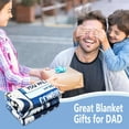 thumbnail image 6 of Dad Blanket Gifts for Fathers Day for Dad Gift from Daughter Dad Gift from Son - to My Dad Hero Friend Blanket for Sofa Bed - Birthday for Father from Son Daughter 50''''x60'''', 6 of 6
