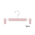 thumbnail image 2 of PONPRNGY Pants Hangers with Clips 5 Pack, Non-Slip Skirt Hangers for Women, Upgraded Heavy Duty Plastic Clip Hanger for Pants, Trousers, Jeans, 11" Short Hanger, 2 of 6