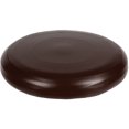 thumbnail image 1 of Funda para taburete redondo en piel sintética elástica, Café, 1 of 5