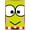 Gold Framed Version, variant on Hello Kitty and Friends - Keroppi Close-Up Wall Poster, 22.375" x 34"