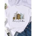 thumbnail image 1 of Camiseta con estampado de feliz navidad para mujer, ropa de vacaciones de los años 90, camisetas de año nuevo, camiseta gráfica, regalo de tendencia, 2025, 1 of 5