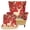 Christmas Snowflake Reindeer, variant on Chririnla 2 Pieces Elastic Bottom Wingback Chair Cover, Tropical Leaves Spandex Scratch-resistant Wingback Chair Slipcover for Living Room Home