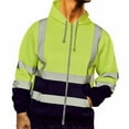thumbnail image 1 of POINTERTECK Unisex Workwear Coat Safety Reflective Strip Hoodies Jacket, 1 of 7