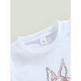 thumbnail image 6 of Newborn Baby Boy Easter Outfit Bunny Print Short Sleeve T-shirt Top Shorts Set 2Pcs Infant Summer Clothes, 6 of 9