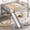 Gray, variant on Vertical Ladder Full Size Low Loft Bed - Space - Saving for Small Bedrooms
