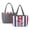 250th Anniversary American Flag, variant on FOR U DESIGNS American Flag Print Quilted Tote Bag for Women, Reversible Tote Handbag with Pockets Large Capacity Top Handbag Two Tone Shoulder Bag for Gym, 250th Anniversary
