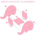 thumbnail image 4 of Desk Supplies Organiser, Mokani Cute Elephant Pencil Holder Multifunctional Office Accessories Desk Decoration, Pink, 4 of 6