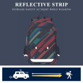 thumbnail image 5 of FORMRS Unisex School Backpack 17" Student Travel Bag with Laptop Compartment, Blue Abstract Lines, 5 of 7