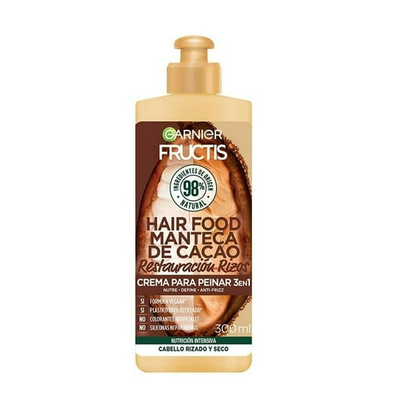 Fructis Hair Food 3in1 Cocoa Butter 300 ml Styling Cream