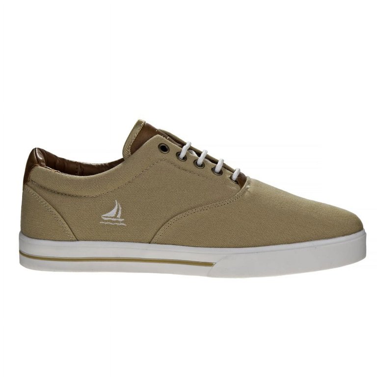 Men's Sail Buoy Sneakers - Canvas Slip-On Casual Shoes