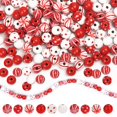 thumbnail image 1 of Craft Beads Lucomb, 180 unidades, cuentas navideñas de madera de 16 mm, 1 of 7