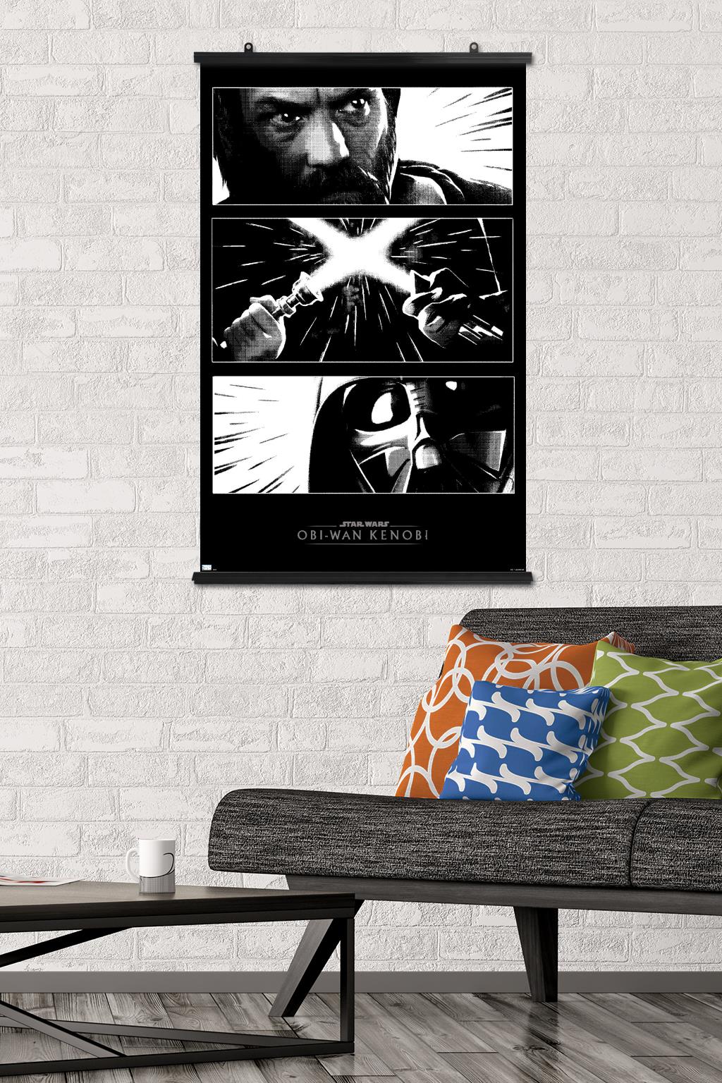 Star Wars: Obi-Wan Kenobi - Panels Wall Poster, 22.375" x 34"