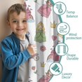 thumbnail image 3 of Blackout Kids Curtains,Pastel Princess Castle Pattern Childrens Insulated Curtains Set Of 2,Bedroom Essentials,Toddler Room Decor 52"x84", 3 of 5