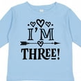 thumbnail image 4 of Inktastic 3rd Birthday 3 Year Old Arrow Girls Long Sleeve Toddler T-Shirt, 4 of 5