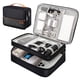 thumbnail image 1 of MEEYOGA Organizador de cables, 3 Capas Estuche para cables Portátil, Estuche organizador de cables y cargadores, Impermeable, para 9.7" iPad Cargador Cable Teléfono Disco Duro SD ect, Negro, 1 of 9