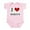 Petal Pink, variant on CafePress - I Love Robots Infant Creeper - Baby Light Bodysuit, Size Newborn - 24 Months