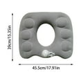 thumbnail image 3 of TAROFISH Inflatable Donut Pillow Seat Cushion Haemorrhoid Pillow Cushion Cone Cushion for Tailbone Pain Suitable for Home, Office, Wheelchair, Dining Stool, Bed Plane Train Car, 3 of 5