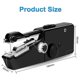 thumbnail image 5 of USB Electric Handheld Sewing Machine Kit, Cordless Mini Quick Repairing Sewing Machine for Denim Cur, 5 of 5