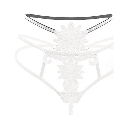 Yuhangmm Women s Panties Women s Sexy And Casual Solid Color Sexy Lace Thong Tassels Panties For All Seasons Womens Briefs