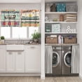 thumbnail image 5 of LALILO Kitchen Curtains and Valances Set of 3 36" Summer Window Treatment Tiers for Window Decor, 5 of 5