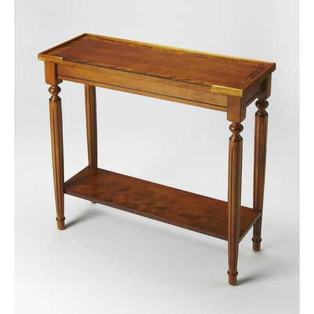 butler specialty company aubrey olive ash burl console tabl