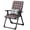 /Brown_A, variant on Patio Folding Reclining Chair Zero Gravity Chairs Indoor Outdoor Recliner Portable Lounge Chair Folding Deck Chairs With Soft Cushion For Camping Fishing Beach Poolside