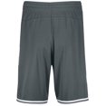 thumbnail image 5 of Holloway Sportswear S Retro Basketball Shorts Graphite/White 224077, 5 of 5