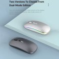 thumbnail image 3 of HAOANWireless Charging Mute Bluetooth Mode Mouse Laptop 2.4G+BT5.2 Wireless Mouse Black, 3 of 6
