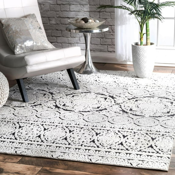 nuLOOM Contemporary Jeannie Floral Area Rug