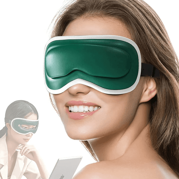 Masajeador ocular eléctrico con vibración térmica y máscara para dormir