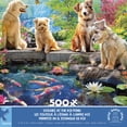 thumbnail image 1 of Doggies at the Koi Pond (Angelo Bonito), 500PC, 500+PC NATURESBEAUTY, 1 of 5