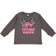 thumbnail image 3 of Inktastic Pink Future Racer Boys or Girls Long Sleeve Toddler T-Shirt, 3 of 5