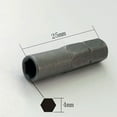 thumbnail image 5 of QHUDLV 1/4" Hex Shank Adapter, Converts to 4mm Driver Socket, Handy DIY Tool, 5 of 6