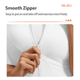 thumbnail image 6 of xfsWaSs Women's Sleeveless Athletic Tank Top Full Zip Workout Shirts High Neck Golf Shirts Yoga Running Fitness Active Jacket, 6 of 6
