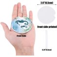 thumbnail image 2 of FMSHPON Nautical Theme Hippocampus and Life Set of 6 Car Coaster for Drinks, Absorbent Ceramic Stone Coasters Cup Mat with Cork Base for Home Kitchen Room Coffee Table Bar Decor, 2 of 5