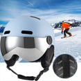 thumbnail image 2 of L[59-61CM]Cascos de Esquí Casco Deportivo de Nieve una Prueba de Viento con Protección para los Oídos Casco Protector Monopatín Snowboard, 2 of 5