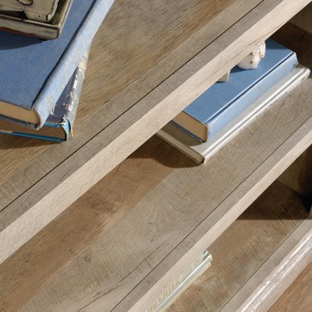 Sauder Select 3-Shelf Bookcase, Lintel Oak Finish